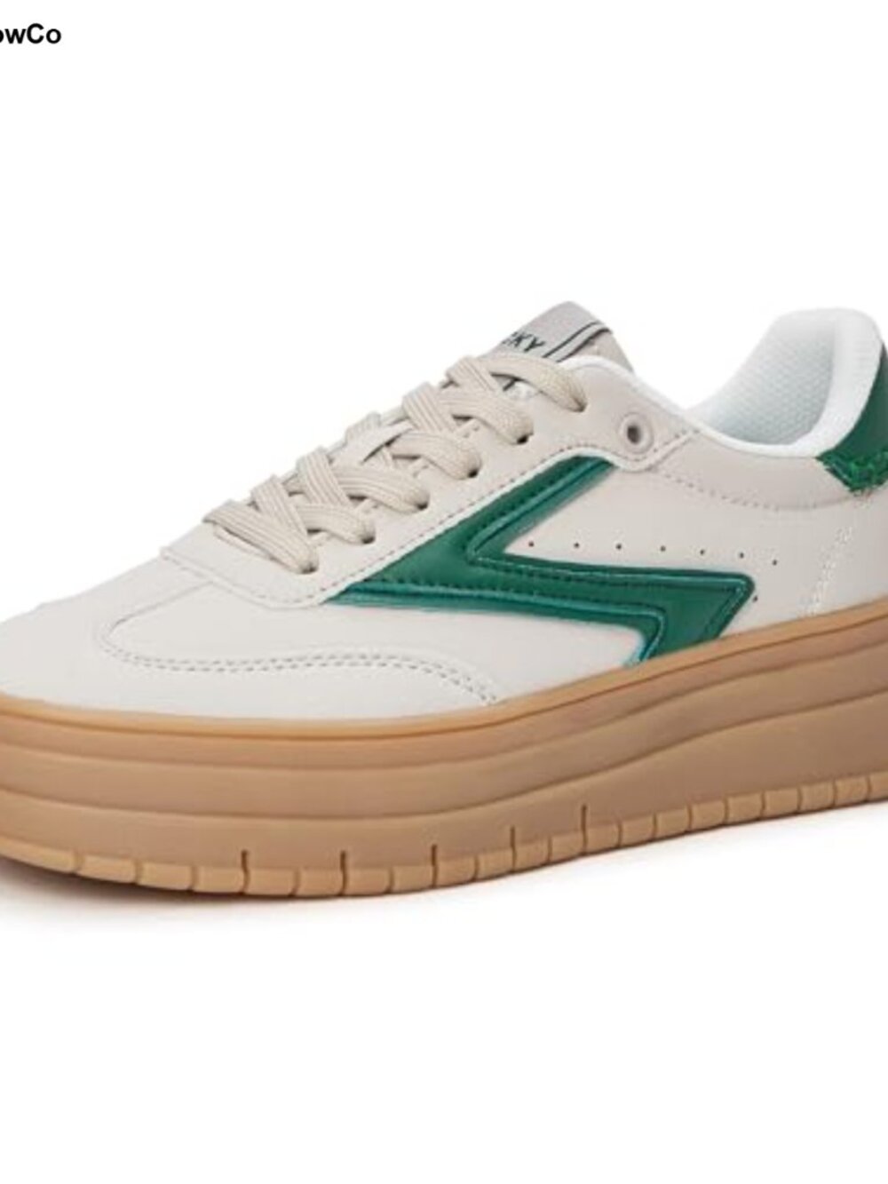 Women's Platform Sneakers PU Leather Micro Fibre Retro Lace-Up